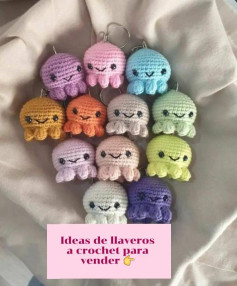 Himpunan Chart Móc Len Búp bê Nhỏ: Tôm Hùm, Ong, Vịt và Sứa