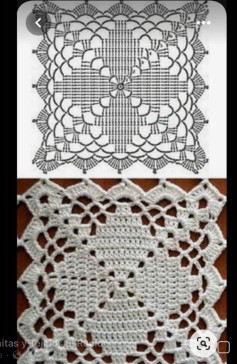 Himpunan Chart Móc Len Hoa Văn Phức Tạp: Khăn Vuông, Lục Giác và Thảm Tròn