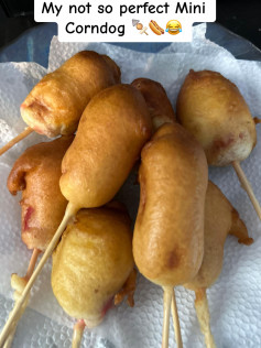 Homemade Mini Corndogs Recipe: Easy Fried Hotdogs with Pancake Mix Batter