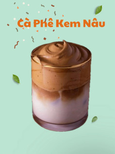 Hướng dẫn cách làm Cà Phê Kem Nâu thơm ngon với bột cheese, sữa đặc và cà phê