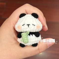 Hướng dẫn chi tiết cách móc len gấu trúc Panda mini dễ thương