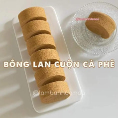 Hướng dẫn làm bánh bông lan cuộn cà phê (Coffee Roll Cake) với các bước chi tiết