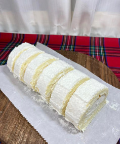 Hướng dẫn làm bánh cuộn kem dừa (Coconut Roll Cake) siêu ngon, không béo