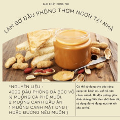 Hướng dẫn làm bơ đậu phộng thơm ngon tại nhà với nguyên liệu đơn giản