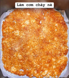 Hướng dẫn làm cơm cháy cà phê từ cơm thừa, nướng giòn tan thơm ngon