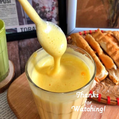 Hướng dẫn làm kem trứng dùng để chấm bánh mì hay làm trà sữa cực đơn giản