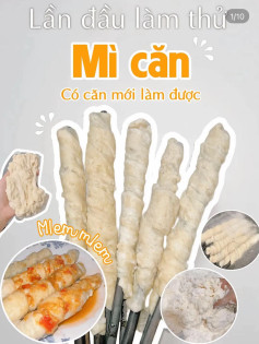 Hướng dẫn làm mì căn dai ngon từ bột mì đa dụng, cách nhào và rửa bột chuẩn vị