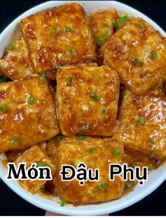 Hướng dẫn làm món Đậu Phụ chiên giòn sốt ngọt ngào, cách chế biến đơn giản