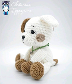 HƯỚNG DẪN MÓC BÚP BÊ CHÓ CUTE TRẮNG NÂU