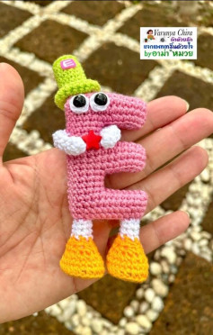 HƯỚNG DẪN MÓC BÚP BÊ CHỮ E HỌA TIẾT ĐẸP