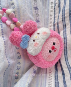 Hướng dẫn móc búp bê Loopy Melody màu hồng trắng dễ thương