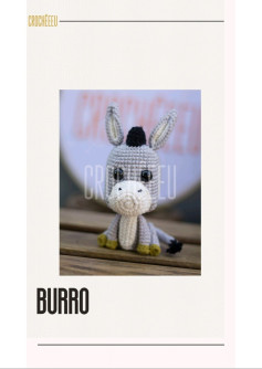 HƯỚNG DẪN MÓC BÚP BÊ LÙA BURRO - CHART AMIGURUMI