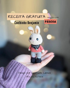 HƯỚNG DẪN MÓC BÚP BÊ THỎ BENJAMIN - RECIPE GRATUITA