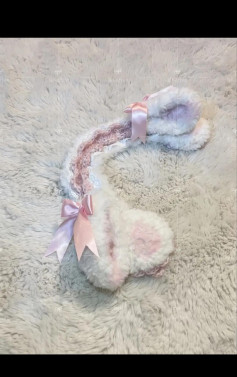 Hướng dẫn móc len băng đô tai cừu da cừu pastel