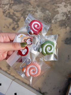 Hướng dẫn móc len Bánh Kem Cuộn (Swiss Roll) nhiều màu sắc