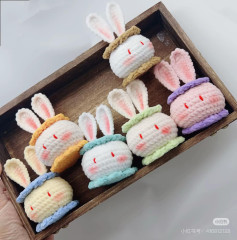 Hướng dẫn móc len Bánh Thỏ dễ thương