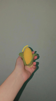 Hướng dẫn móc len bắp ngô dễ thương với chart chi tiết