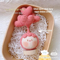 Hướng dẫn móc len búp bê bé bóng bay dễ thương