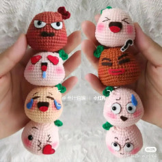 Hướng dẫn móc len búp bê khoai lang biểu cảm dễ thương