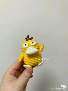 Hướng dẫn móc len búp bê Psyduck màu vàng dễ thương