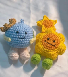 Hướng dẫn móc len búp bê Sao Thổ và Mặt trời