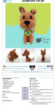 HƯỚNG DẪN MÓC LEN BÚP BÊ SCOOPY DOO CHI TIẾT