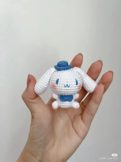 Hướng dẫn móc len Chó Que (Cinnamoroll) - Bản dịch chart Su Tiem Len No Xiu