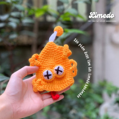 Hướng dẫn móc len con ma Halloween màu cam dễ thương