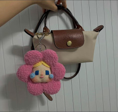 Hướng dẫn móc len CRY BABY hình hoa hồng với mắt khóc, sử dụng len chanelle và len xù