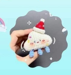 Hướng dẫn móc len Dám Mây dễ thương với mũ đỏ