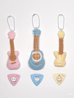 Hướng dẫn móc len dây treo đàn guitar mini