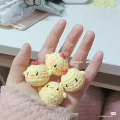 Hướng dẫn móc len Gà Nhỏ dễ thương màu vàng