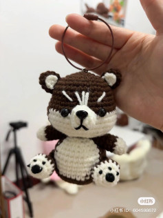 Hướng dẫn móc len gấu nâu trắng dễ thương