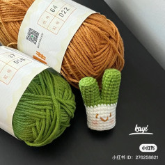 Hướng dẫn móc len Hành lá xanh trắng dễ thương