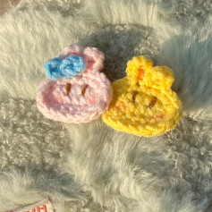 Hướng dẫn móc len hình con gà màu vàng dễ thương