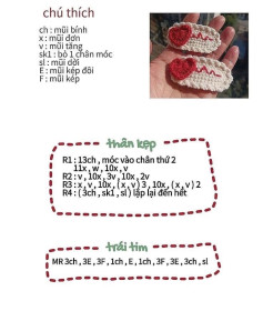 Hướng dẫn móc len kẹp tóc hình trái tim, bơ, cà rốt và trứng