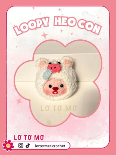 Hướng dẫn móc len Loopy Heo Con Mochi dễ thương