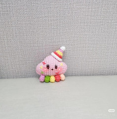 Hướng dẫn móc len Mây Mưa màu hồng dễ thương