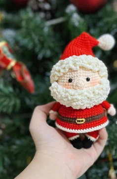Hướng dẫn móc len Ông Già Noel dễ thương