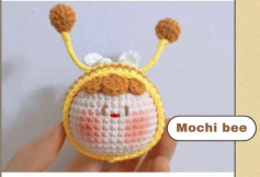 Hướng dẫn móc len ong Mochi dễ thương, chart chi tiết từng bước