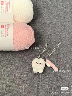 Hướng dẫn móc len Răng và Bàn chải đánh răng dễ thương