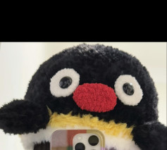 Hướng dẫn móc mũ chim cánh cụt Pingu bằng len lông thỏ và len xù