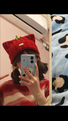 Hướng dẫn móc mũ con mèo cà chua màu đỏ