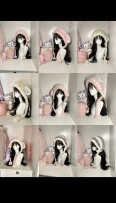 Hướng dẫn móc mũ tai cừu len da cừu màu pastel