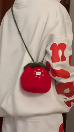 Hướng dẫn móc túi cà chua màu đỏ