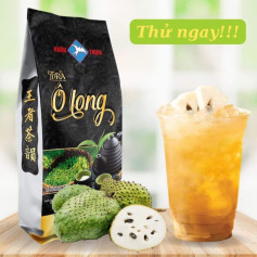 Hướng dẫn pha chế Trà Ô Long Mãng Cầu ngon tại nhà với mứt và tắc