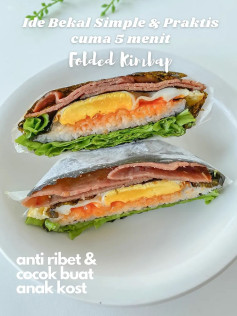 Ide Bekal Simple & Praktis cuma 5 menit Folded Kimbap