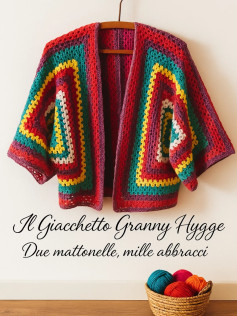 Il Giacchetto Granny Hygge: Giacca Esagonale Colorata con Chart
