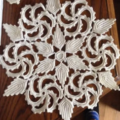 Irish Crochet Round Doily Pattern Chart