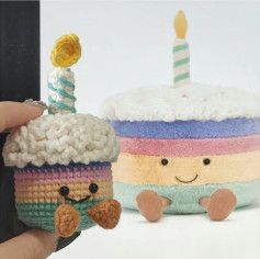 Jellycat Birthday Cake Amigurumi Crochet Pattern Tutorial
